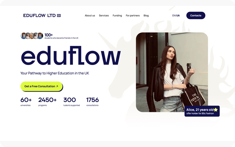 EduFlow website
