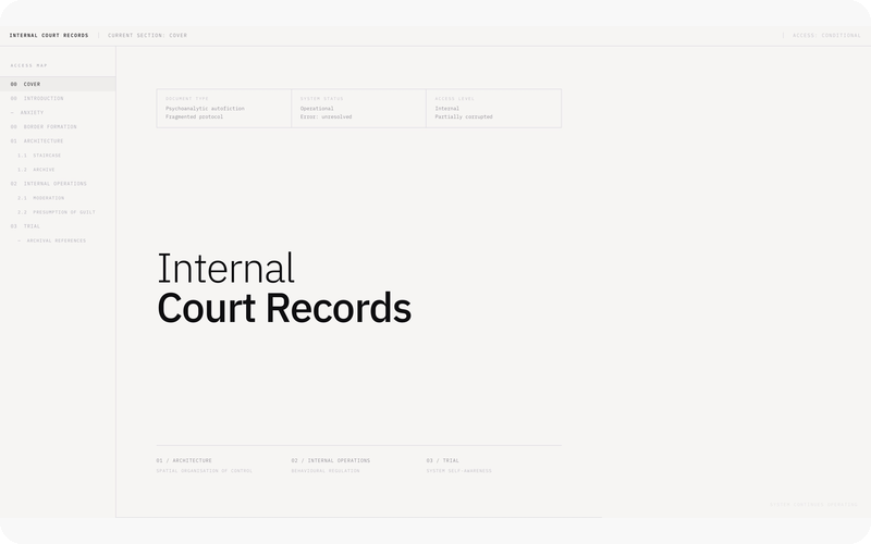 Internal Court Records — website